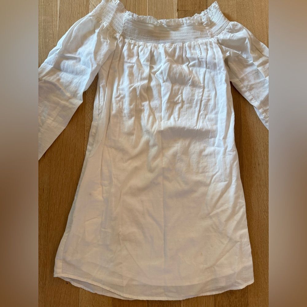 Express White Off-Shoulder Dress - Picture 2 of 11